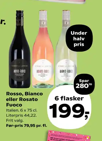 SuperBrugsen Rosso, Bianco eller Rosato Fuoco tilbud