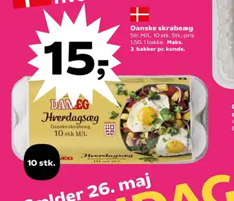 SuperBrugsen Danske skrabeæg tilbud