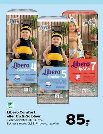 SuperBrugsen Libero Comfort eller Up & Go bleer tilbud