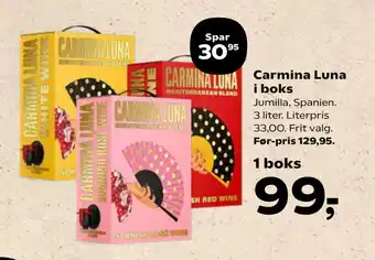 SuperBrugsen Carmina Luna i boks tilbud