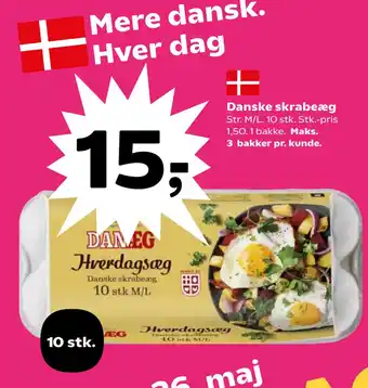 Kvickly Danske skrabeæg tilbud
