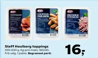Kvickly Steff Houlberg toppings tilbud