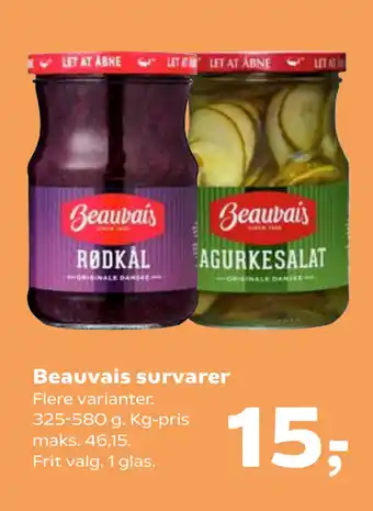 Kvickly Beauvais survarer tilbud