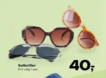 Kvickly Solbriller tilbud