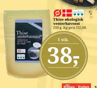 Thise økologisk vesterhavsost