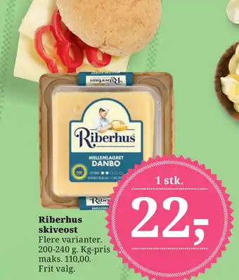Dagli'Brugsen Riberhus skiveost tilbud