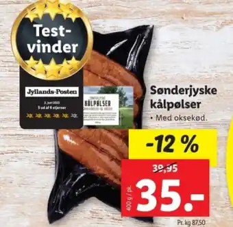 Lidl Sønderjyske kålpølser tilbud