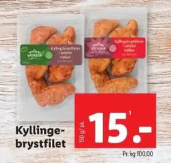 Lidl Kyllinge- brystfilet tilbud