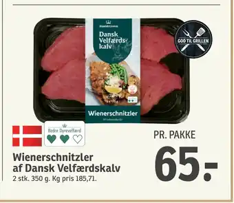 SPAR Wienerschnitzler af Dansk Velfærdskalv tilbud