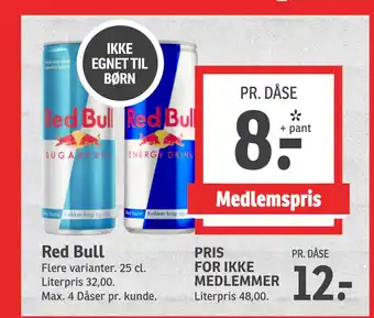 SPAR Red Bull tilbud