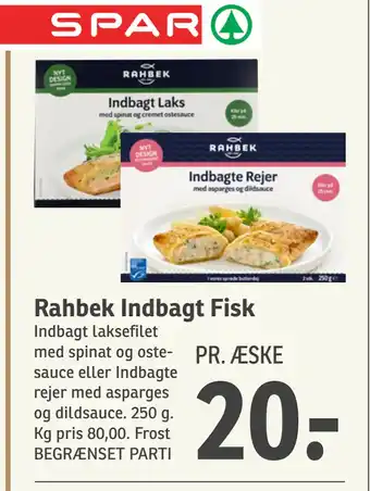 SPAR Rahbek Indbagt Fisk tilbud