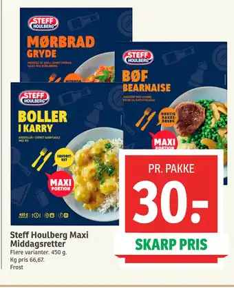 SPAR Steff Houlberg Maxi Middagsretter tilbud
