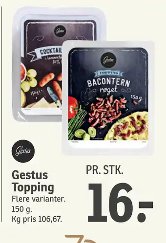 SPAR Gestus Topping tilbud