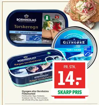 SPAR Glyngøre eller Bornholms Fiskemarked tilbud