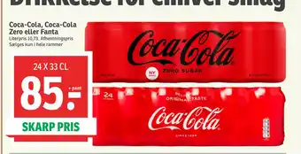 SPAR Coca-Cola, Coca-Cola Zero eller Fanta tilbud