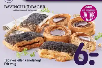 REMA 1000 Tebirkes eller kanelsnegl tilbud