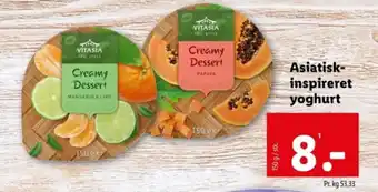 Lidl Asiatisk- inspireret yoghurt tilbud