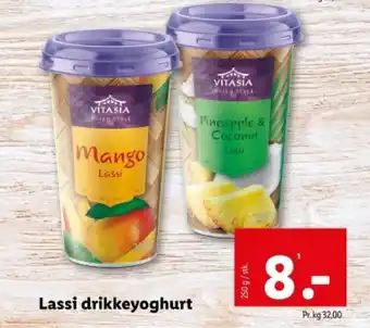 Lidl Lassi drikkeyoghurt tilbud