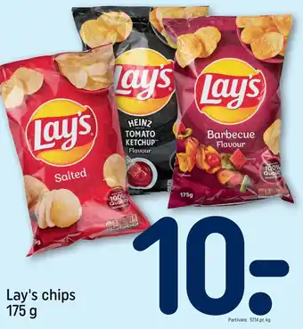 REMA 1000 Lay's chips 175 g tilbud