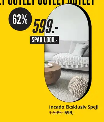 Incado Eksklusiv Spejl