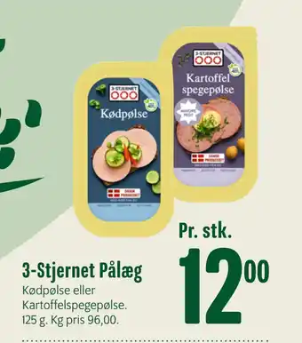 Min Købmand 3-Stjernet Pålæg tilbud