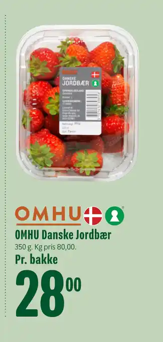 Min Købmand OMHU Danske Jordbær tilbud
