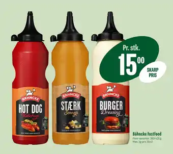 Min Købmand Bähncke Fastfood tilbud