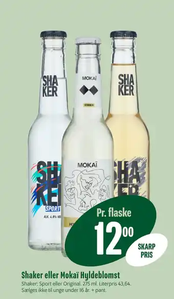 Min Købmand Shaker eller Mokaï Hyldeblomst tilbud