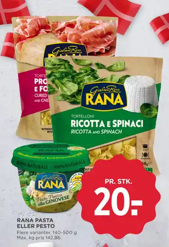 MENY RANA PASTA ELLER PESTO tilbud