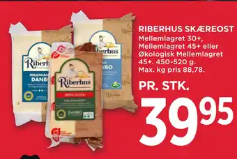 MENY RIBERHUS SKÆREOST tilbud