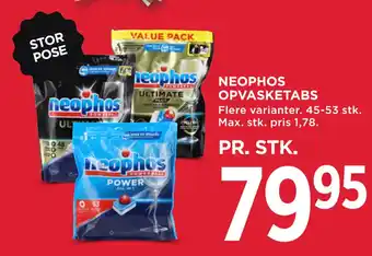 MENY NEOPHOS OPVASKETABS tilbud