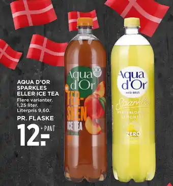 MENY AQUA D’OR SPARKLES ELLER ICE TEA tilbud