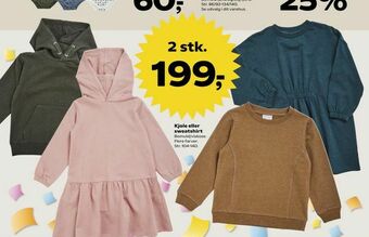 Kvickly Kjole eller sweatshirt tilbud