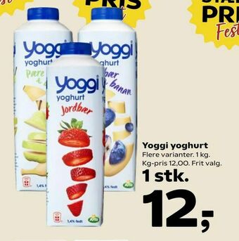 Kvickly Yoggi yoghurt tilbud
