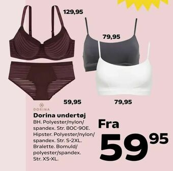 Kvickly Dorina undertøj tilbud