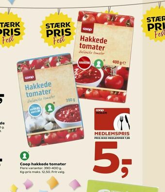 Kvickly Coop hakkede tomater tilbud