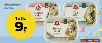 Kvickly K-Salat pålægssalater tilbud