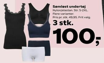 Kvickly Sømløst undertøj tilbud