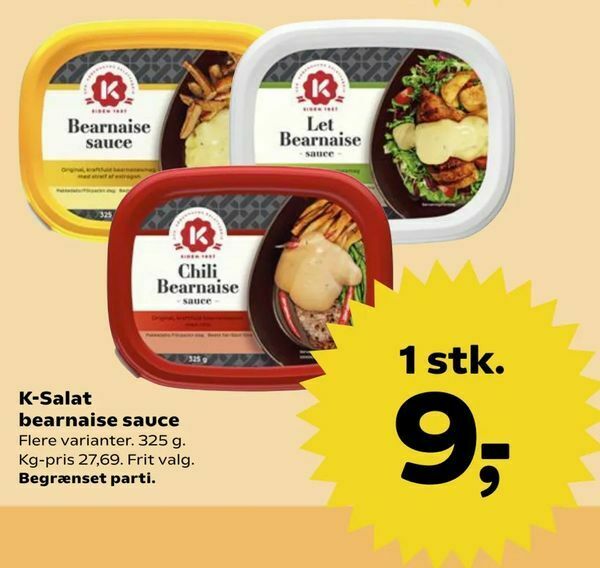 KSalat bearnaise sauce tilbud hos Kvickly