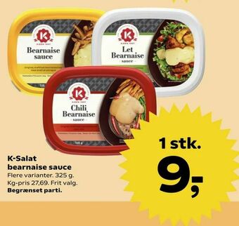 Kvickly K-Salat bearnaise sauce tilbud