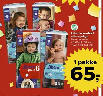 SuperBrugsen Libero comfort eller up&go tilbud