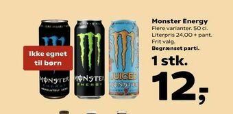 SuperBrugsen Monster Energy tilbud