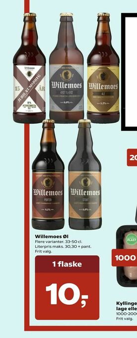SuperBrugsen Willemoes Øl tilbud