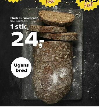 Mørk durum brød