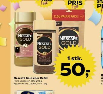 SuperBrugsen Nescafé Gold eller Refill tilbud