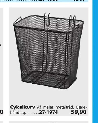 Biltema Cykelkurv tilbud