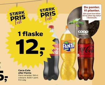 SuperBrugsen Coca-Cola eller Fanta tilbud