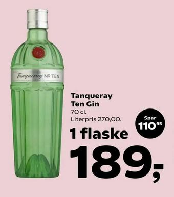 SuperBrugsen Tanqueray Ten Gin tilbud