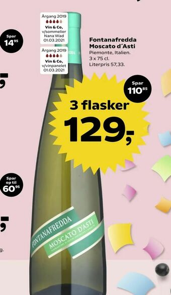 SuperBrugsen Fontanafredda Moscato d'Asti tilbud