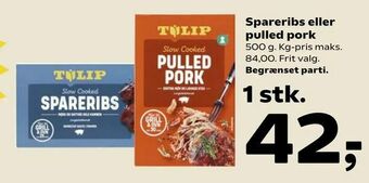 SuperBrugsen Spareribs eller pulled pork tilbud